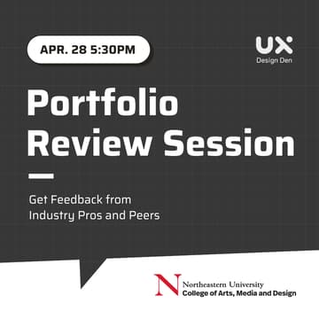 Cover Image for UX Design Den: Portfolio Review Session