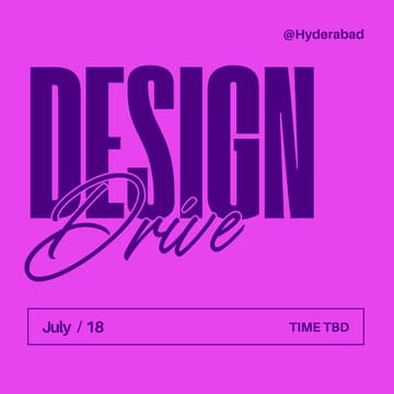 Cover Image for TDS Design Drive @Hyderabad