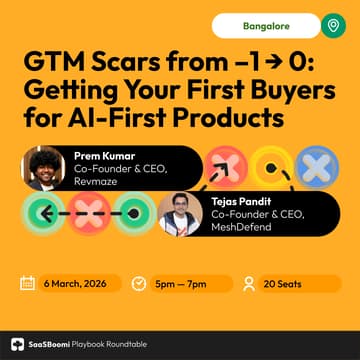 Cover Image for GTM Scars from –1 → 0 Getting Your First Buyers for AI-First Products