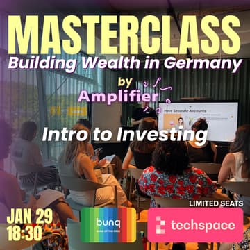 Cover Image for Building Wealth in Germany: Intro to Investing [Ladies only] - EARLY BIRD TICKET DROP JAN 14