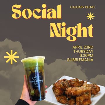 Cover Image for Local & International Social Night