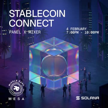Cover Image for Stablecoin Connect: Solana × MESA — Panel & Mixer