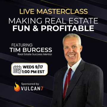 Cover Image for Making Real Estate Fun & Profitable with Tim Burgess