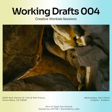 Cover Image for Working Drafts By JOY128 + the scrib