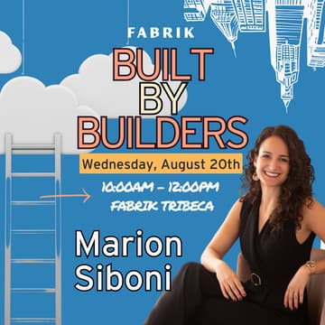 Cover Image for Fabrik's Built By Builder Series: Marion Siboni