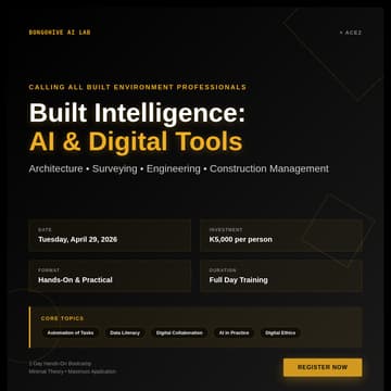 Cover Image for Built Intelligence: AI & Digital Tools Training