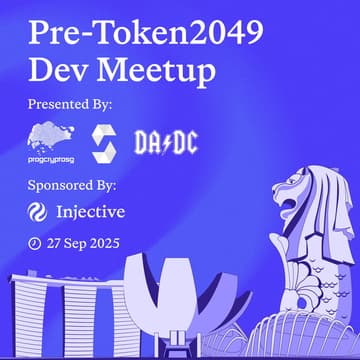 Cover Image for Pre-Token2049 Dev Meetup