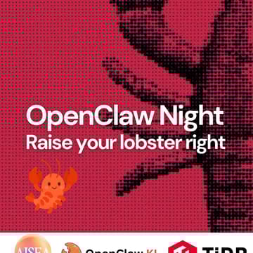 Cover Image for OpenClaw Night: Raise Your Lobster Right