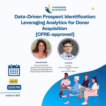 Cover Image for Data-Driven Prospect Identification: Leveraging Analytics for Donor Acquisition [CFRE-approved]