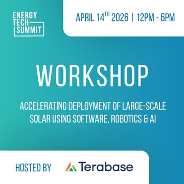 Cover Image for Workshop by Terabase Energy: Scaling Solar with Software, Robotics & AI