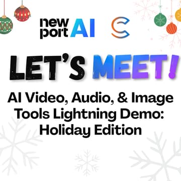 Cover Image for 🚀 AI Video, Audio, & Image Tools Lightning Demo: Holiday Edition