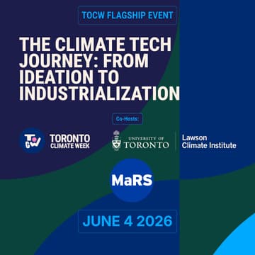 Cover Image for TOCW Flagship Event - The Climate Tech Journey: From Ideation to Industrialization