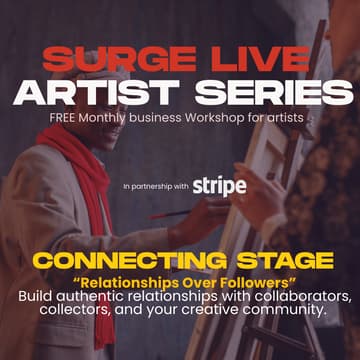 Cover Image for SURGE LIVE ARTIST SERIES -  In Partnership with STRIPE - CONNECTING STAGE