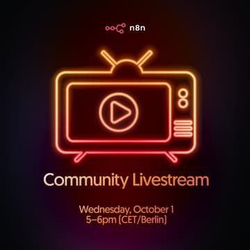 Cover Image for n8n Community Livestream