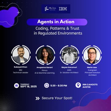 Cover Image for Agents in Action: Coding, Patterns & Trust in Regulated Environments
