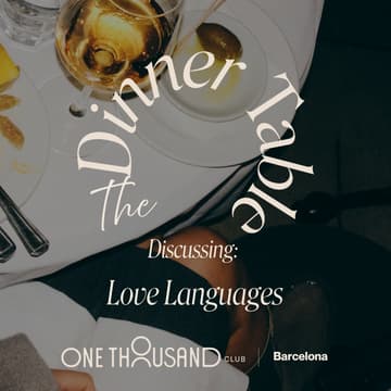 Cover Image for The Dinner Table X Discussing... our love language in friendships