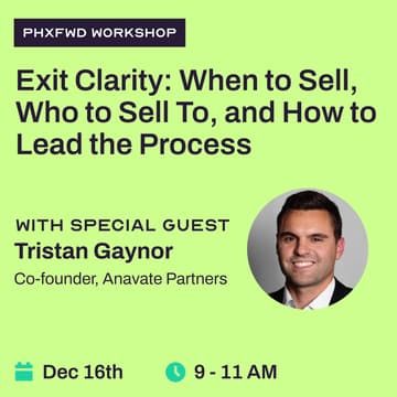 Cover Image for Exit Clarity: When to Sell, Who to Sell To, and How to Lead the Process