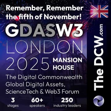 Cover Image for Global Digital Assets, ScienceTech & Web3 Forum GDASW3 London 2025