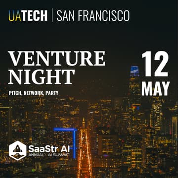 Cover Image for UAtech Venture Night @ Saastr Annual (TENTATIVE DATE)– The Ultimate Startup & Investor Experience!