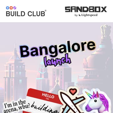 Cover Image for Build Club x Sandbox by Lightspeed: BLR Launch
