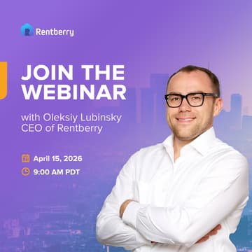 Cover Image for Webinar with Rentberry CEO