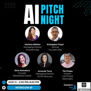 Cover Image for Founders Bay AI Pitch Night @ Intercom