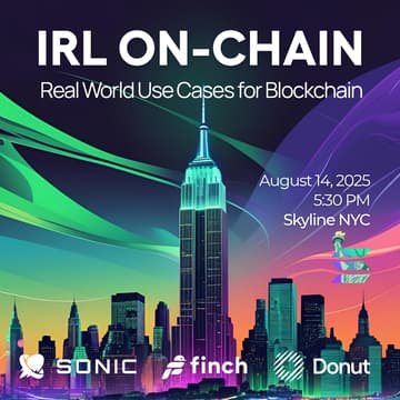 Cover Image for IRL ON-CHAIN | Fireside Chat & Happy Hour