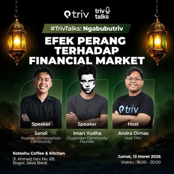 Cover Image for #TrivTalks: Ngabubutriv: Efek perang terhadap financial market
