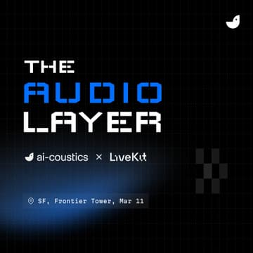 Cover Image for The Audio Layer: Powering real-world voice agents [ai-coustics × LiveKit]