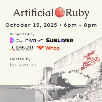Cover Image for ArtificialRuby.ai NYC: October Meetup