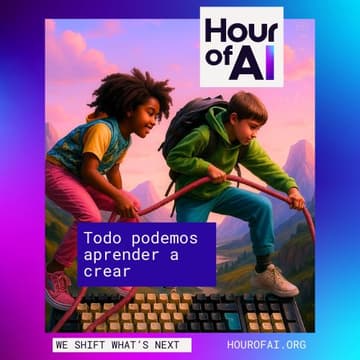 Cover Image for HORA DE LA IA 2025: Taller👩‍💻👨‍💻 (Público general)