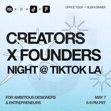 Cover Image for Design Meetup x TikTok x Nexus x Figma