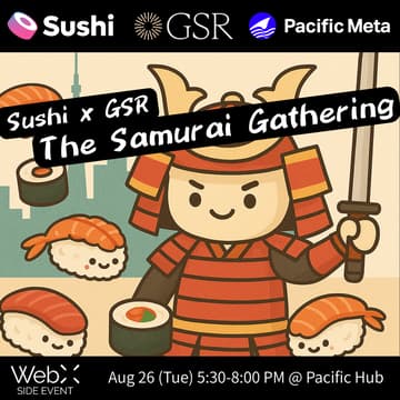 Cover Image for Sushi x GSR: The Samurai Gathering @ WebX Tokyo