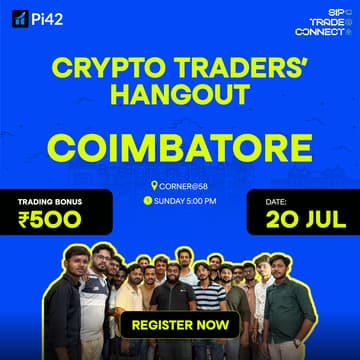 Cover Image for Pi42 Crypto Traders’ Hangout - Coimbatore