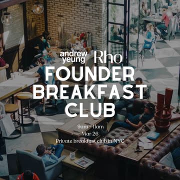 Cover Image for Founder Breakfast Club (Hosted by Andrew & Friends)