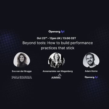 Cover Image for Beyond Tools: How to build performance practices that stick