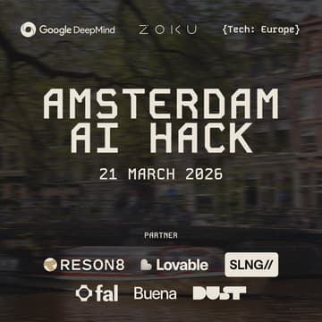 Cover Image for {Tech: Europe} Amsterdam AI Hackathon