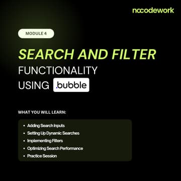 Cover Image for Module 4: Search and Filter Functionality