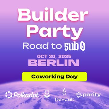 Cover Image for Coworking Day: Road to Sub0: Builder Party Berlin