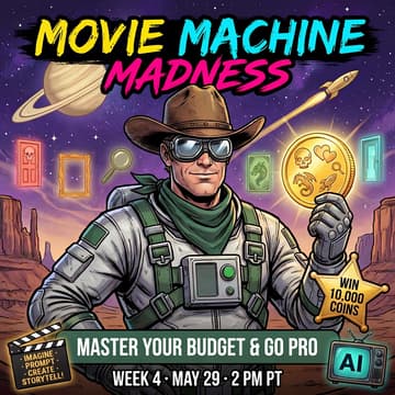 Cover Image for Movie Machine Madness: Week 4 — Master Your Budget & Go Pro