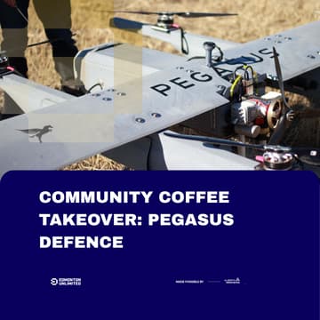 Cover Image for Community Coffee Takeover: Pegasus Defence