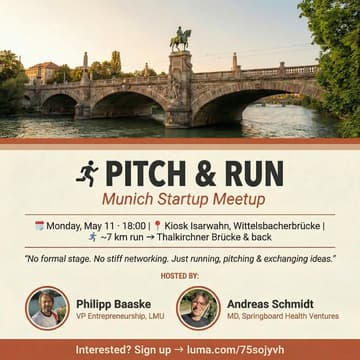 Cover Image for Pitch & Run Munich StartUp Meetup