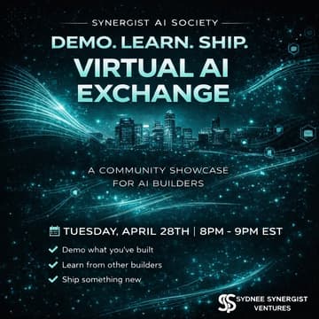 Cover Image for Demo. Learn. Ship - Virtual AI Exchange