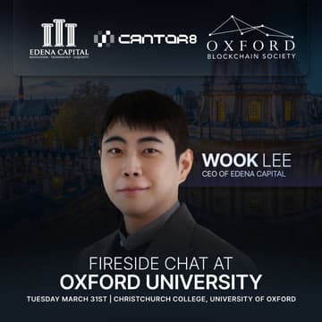 Cover Image for Wook Lee, CEO of EDENA Capital at Oxford University