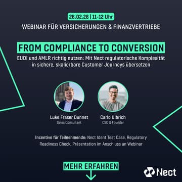 Cover Image for From Compliance to Conversion: Wie Unternehmen EUDI & AMLR in skalierbare Customer Journeys verwandeln