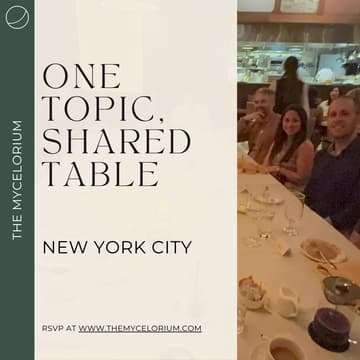 Cover Image for One Topic, Shared Table - New York City