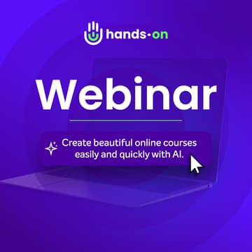 Cover Image for [Free webinar] Click, drag, publish: create online courses with ease?