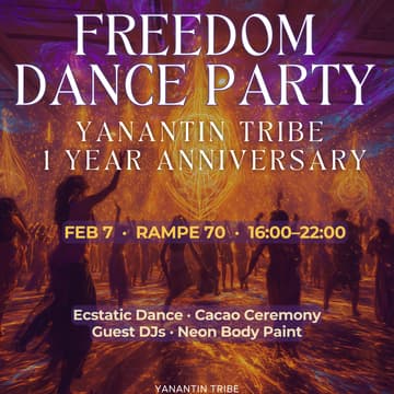 Cover Image for FREEDOM DANCE PARTY — Ecstatic Dance & Authentic Connection