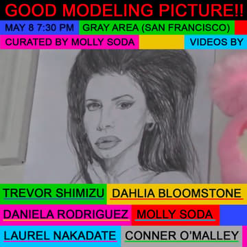 Cover Image for Screening Program: Good Modeling Picture!! Curated by Molly Soda