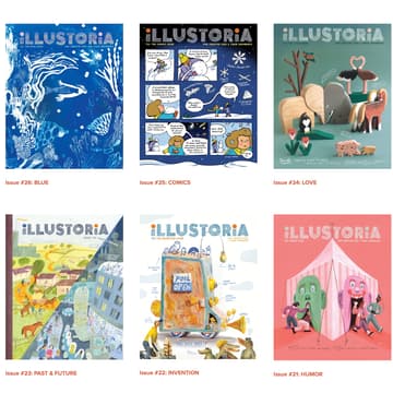 Cover Image for Celebrating Illustoria, the brilliant magazine for creative kids
